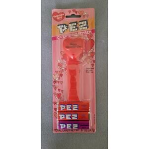 PEZ Happy Valentines Day Sealed Package w/Candies-- Retired/VINTAGE/1996!!